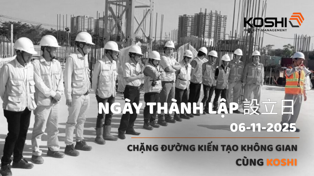 NGÀY THÀNH LẬP CÔNG TY KOSHI 
