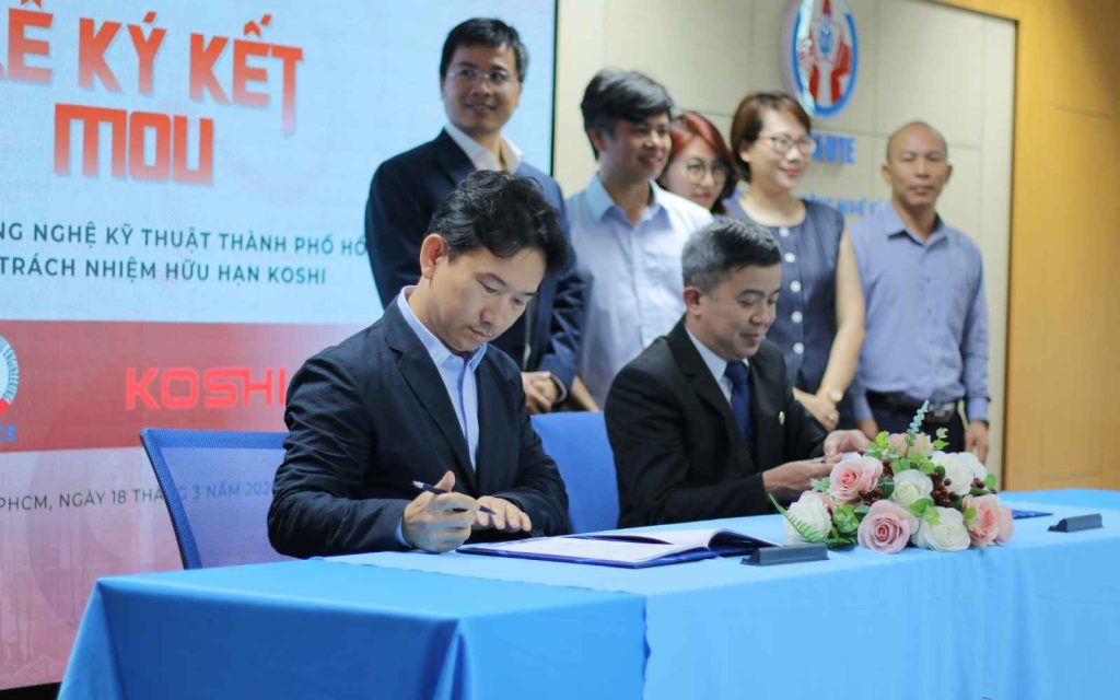 KOSHI ký kết MOU HCMUTE