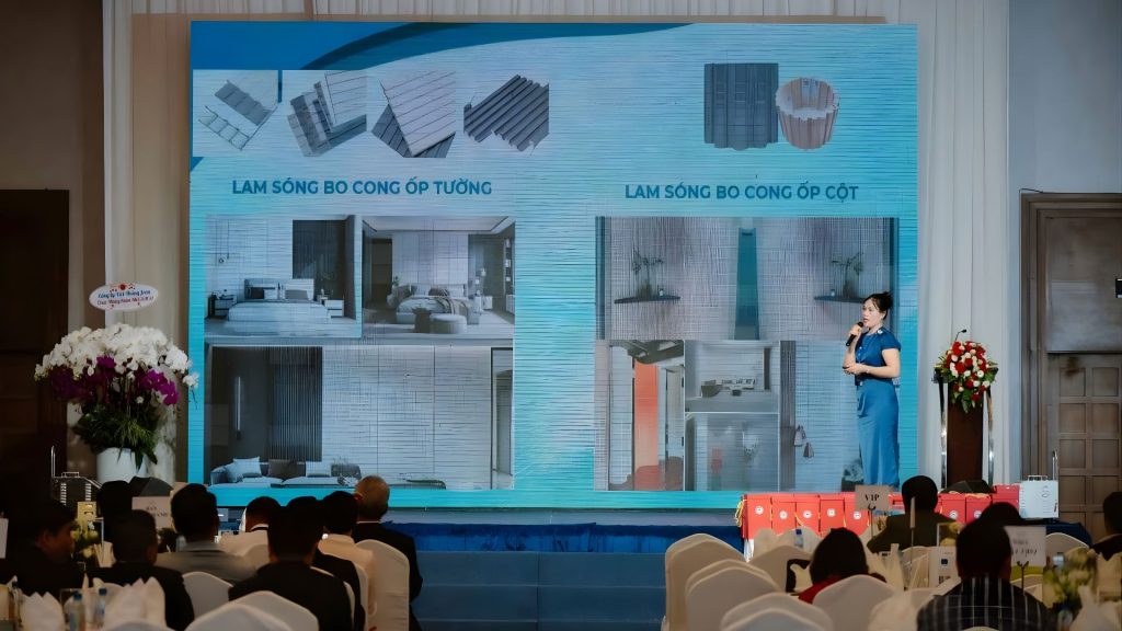 nội thất tùy chỉnh và vật liệu bề mặt mới – Góc nhìn từ KOSHI tại Ngày hội Kinh doanh ngành xây dựng SACA 2026