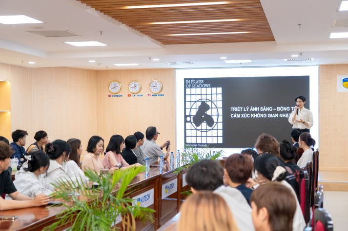 Ánh sáng và bóng tối trong không gian Nhật 